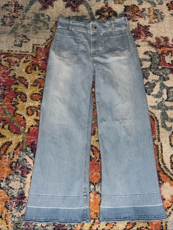 Anthropologie Denim - Anthropologie Maeve the Colette Wide Leg Jeans Denim Released Hem Size 30 x 28”